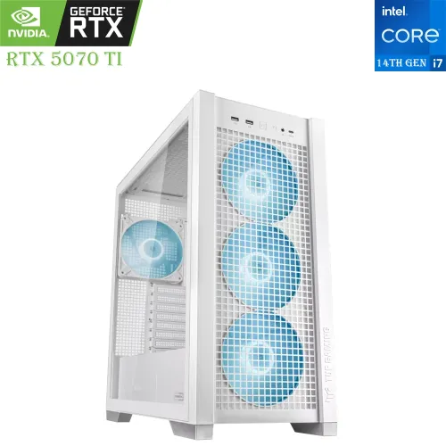 Gaming Pc Asus Tuf Intel Core I7 14th Gen Rtx 5070 Ti 16gb, 2tb Ssd, 32gb Ram