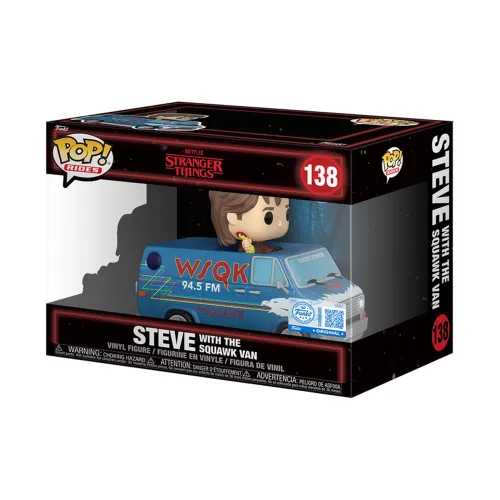 Funko Pop! Rides Deluxe Steve with Squawk Van