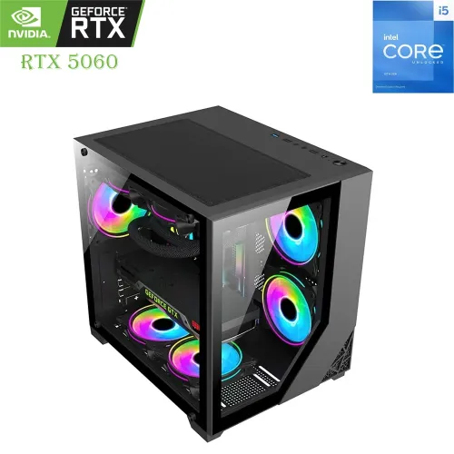 Gaming Pc Lovingcool Intel Core I5 13th Gen Rtx 5060 8gb, 1tb Ssd, 16gb Ram Black