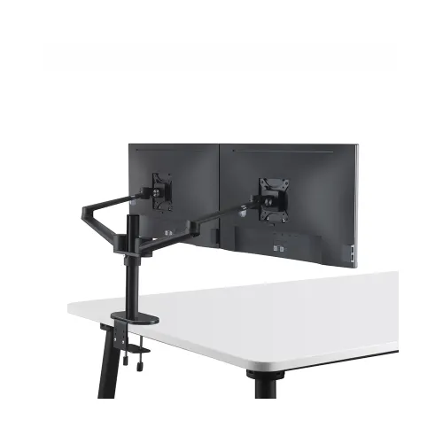 Gamvity ErgoView Pro Dual Monitor Arm – 360° Swivel Desk Mount (32")