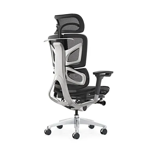 GAMVITY Ergonomic Mesh Office Chair – Black Aluminum Alloy (Original)