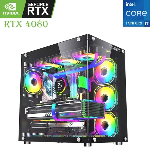 Gaming Pc Wjcoolman Intel Core I7 - 14th Gen Rtx 4080 16gb, 1tb Ssd, 32gb Ram