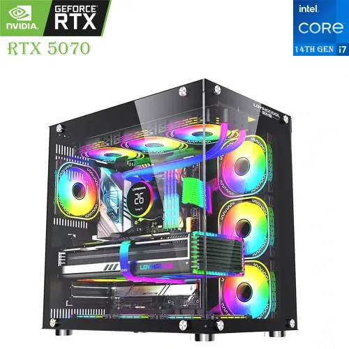 Gaming Pc Wjcoolman Intel Core I7 - 14th Gen Rtx 5070 12gb, 2tb Ssd, 16gb Ram