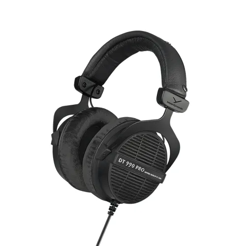 BeyerdynamicDT 990 PRO Black Edition, 80 ohms Studio headphones for critical listening & editing