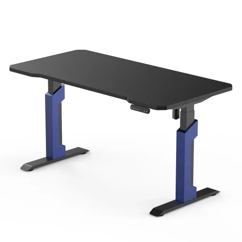 Xd2s Height Adjustable Rgb Gaming Desk Black/blue (140*70)
