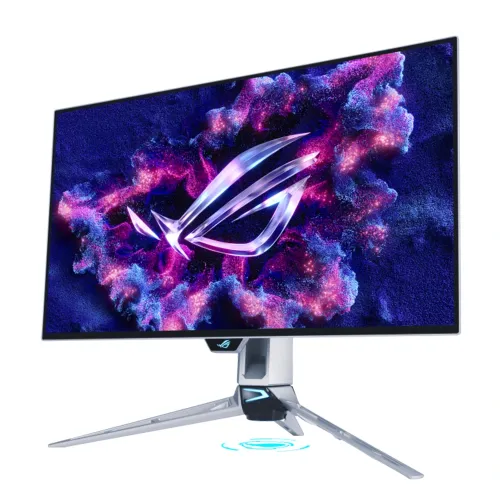 ASUS ROG Swift OLED PG27AQWP-W gaming monitor ― 27-inch (26.5-inch viewable) TrueBlack Glossy Tandem OLED, Dual-Mode (QHD @ 540Hz, HD @ 720Hz), 0.02ms (GTG), G-SYNC compatible