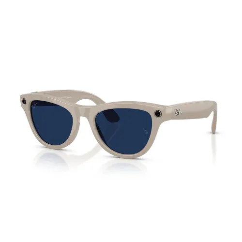 Meta Ray-ban Skyler (Gen 2) Rw4014 Shiny Chalky Grey Frame With Transitions Sapphire Lenses 6700mf52