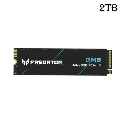 Acer Predator GM6 2TB NVMe PCIe Gen 4x4 M.2 SSD Read Speed Upto 7200, Write Upto 6200