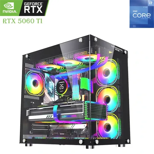 Gaming Pc Wjcoolman Ufoii Core I7 - 12th Gen Rtx 5060 Ti 8gb, 1tb Ssd, 16gb Ram