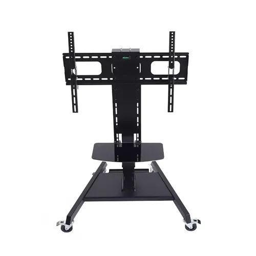 Gamvity Height Adjustable Motorized Ceiling TV Mount Drop Down Motorized TV Lift Stand