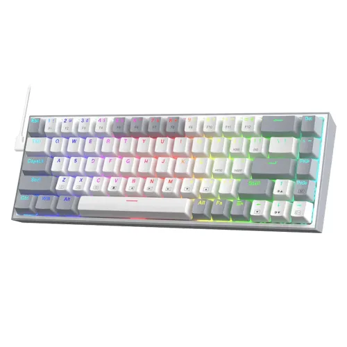Redragon CASTOR K631 Grey 65% Wired RGB Gaming Keyboard