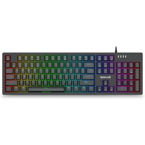 Redragon Singed Wired Full Size Hot-swappable Mechanical Keyboard - Black