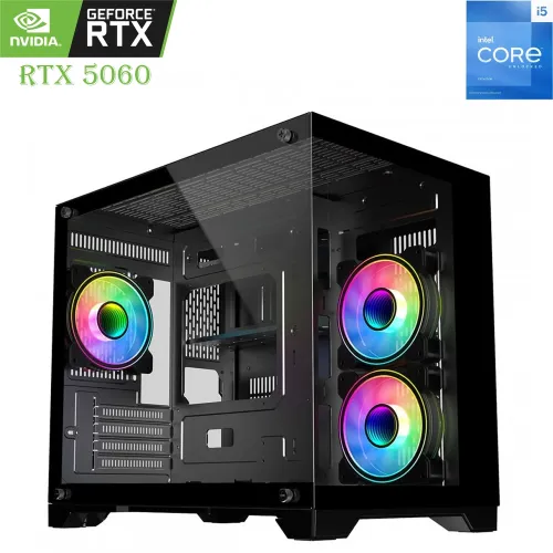 Gaming Pc Lovingcool Lc-10p Core I5 - 13th Gen Rtx 5060 8gb, 1tb Ssd, 16gb Ram Black
