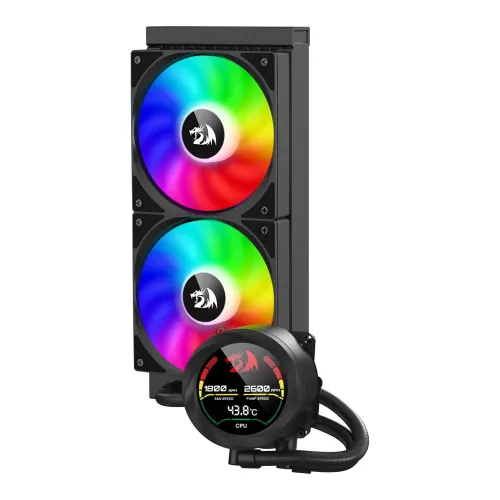 Redragon CCW-1019 ARGB 240 CPU Liquid Cooler With Temp