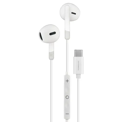 Powerology Type-C Stereo Earphones - White