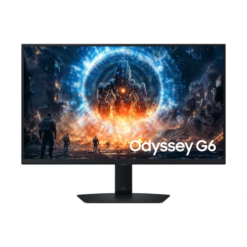 Samsung 27" Odyssey G6 G60F QHD 350 Hz 1 ms Response Time G-Sync with Pivot Gaming Monitor LS27FG600EMXUE