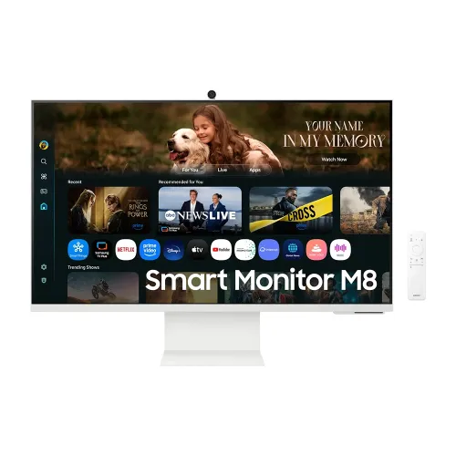 SAMSUNG M8 M80F 4K Samsung Vision AI Smart Monitor, 32" VA Display, 4K Resolution, 60Hz Refresh Rate, 4ms (GTG) Response Time LS32FM801UMXUE