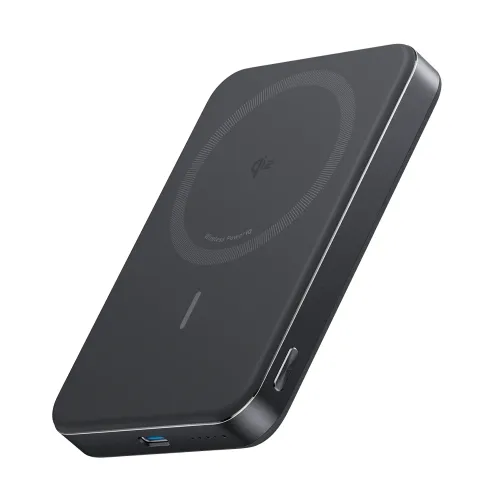 Anker Maggo Power Bank (10000mah, Magnetic Wireless)- Black A1664H11
