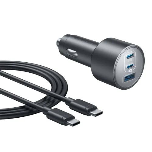 Anker Nano Car Charger 167.5W, 3 Ports B2737HA1