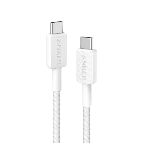 Anker 322 USB-C to USB-C Cable 0.9m,3ft - White A81F5H21