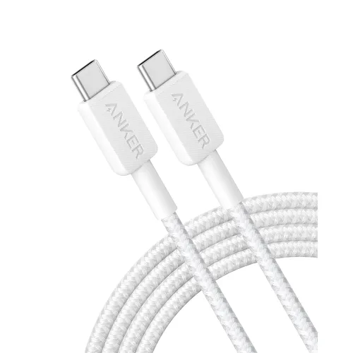 Anker 322 USB-C to USB-C Cable 1.8m,6ft - White A81F6H21