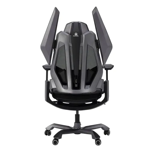 GamerTek Final Boss Gaming Chair - Black & Grey