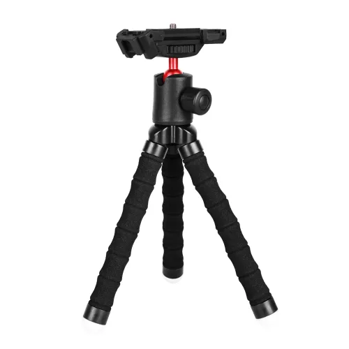 Porodo Table Tripod with Phone Holder - Black