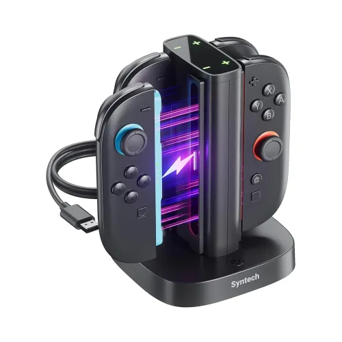 Syntech JoyCon Charger Dock (4-in-1, Switch 2 Compatible)