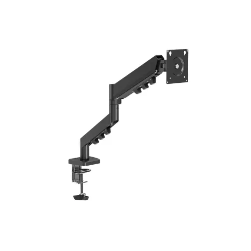 GAMEON GO-5500 Gas Mechanical Spring Single Monitor Arm For Gaming And Office Use, 17" - 32", Flat Monitor Up To 9 KG & Curve Monitor Up To 9 KG - Black