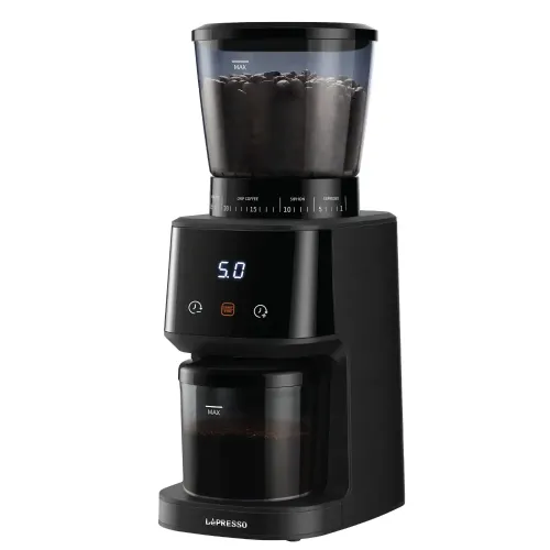 Lepresso Conical Burr Grinder - Black