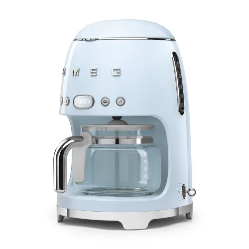 Smeg Drip Coffee Machine 50's Style Aesthetic - Pastel blue