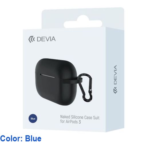 Devia Naked Silicon Case for Airpods 3 - Blue