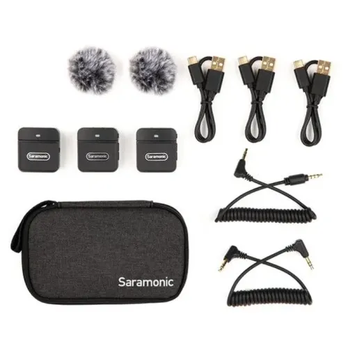 SARAMONIC BLINK 100 B2 ULTRACOMPACT 2.4GHZ DUAL CHANNEL WIRELESS MICROPHONE SYSTEM