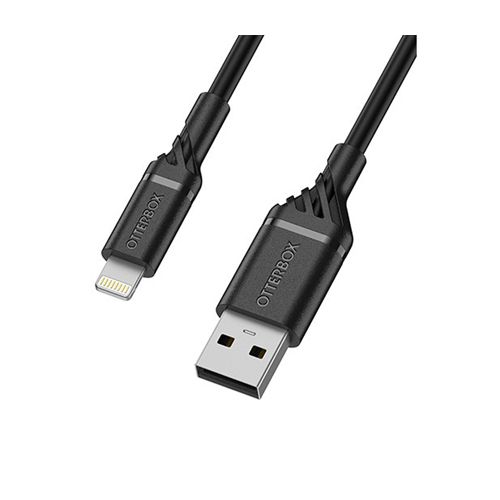OTTERBOX LIGHTNING TO USB-A CABLE 1M - MATTE BLACK
