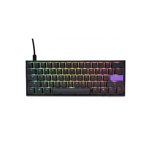 DUCKY ONE 2 MINI GAMING KEYBOARD (100 MILLION ACTUATIONS MX) - CHERRY RGB SILENT RED