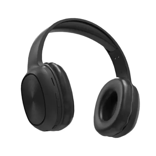 Porodo Soundtec Pure Bass FM Wireless Headphone – Black