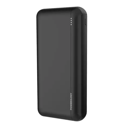 Powerology 20000 mAh Fast Charging Power Bank - Black