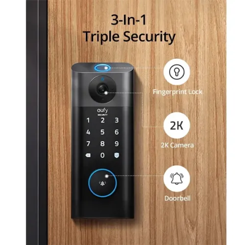 Eufy Security S330 Video Smart Lock 3-in-1