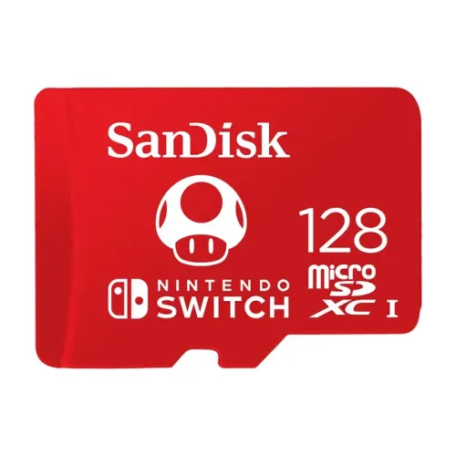 SanDisk Nintendo Switch MicroSD Memory Card - 128GB  (UP TO R100/W90 MB/s)