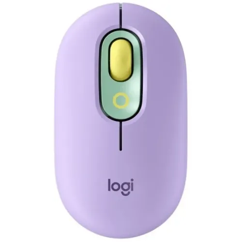 Logitech POP with Emoji Wireless/Bluetooth Mouse - Purple