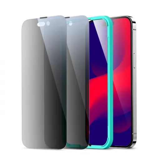 ESR iPhone 14 Pro Max (6.7inch) Tempered Glass edge to edge Privacy Screen Protector 2Pack