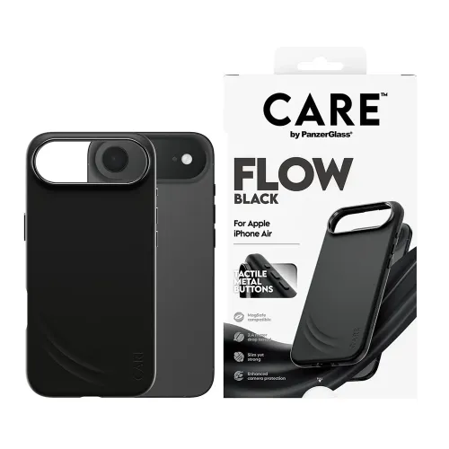 PanzerGlass Feature FLOW Case Black w. MagSafe iPhone 17 Air