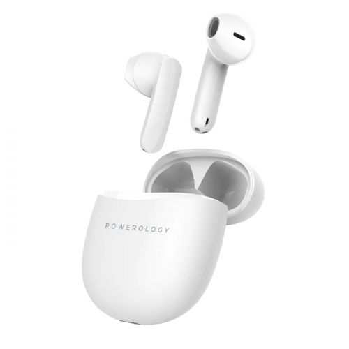Powerology Bluetooth Stereo Buds Plus - White