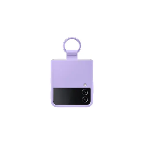 Samsung Galaxy Z Flip4 Silicone Cover with Ring Lavender