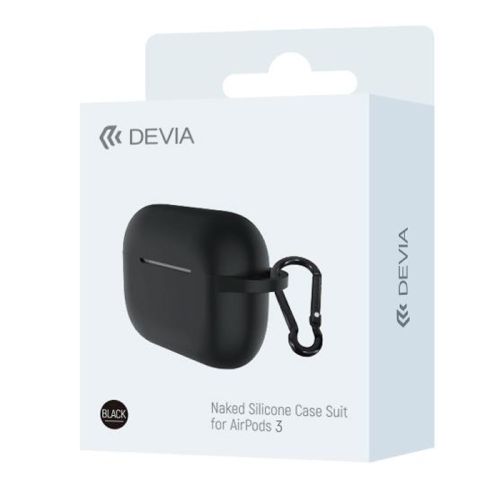 Devia Naked Silicon Case for Airpods 3 - Black