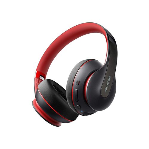 Anker Soundcore Life Q10 Wireless Bluetooth Headphones - Black & Red