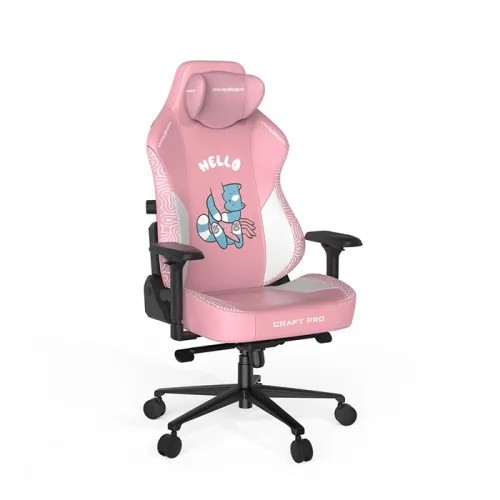 Dxracer Craft Pro Hallo Cat Gaming Chair - Pink