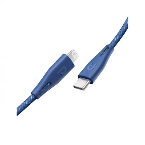RAVPower RP-CB1017, Type-C to Lightning Cable, 1.2m, Nylon - Blue