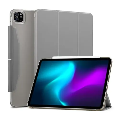 ESR Ascend Trifold Case For iPad Pro 11 4th Gen (2022) And 3rd Gen (2021) -Silver GREY
