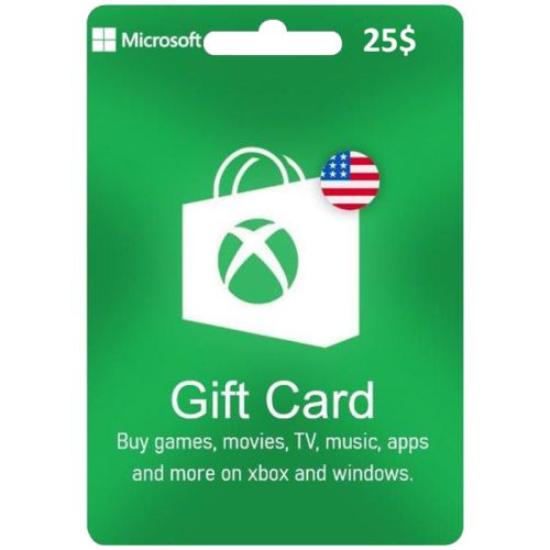 XBOX LIVE GIFT CARD 25$ - US STORE